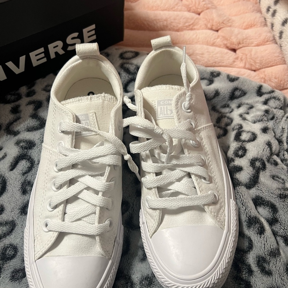 Converse Classic White Canvas Sneakers